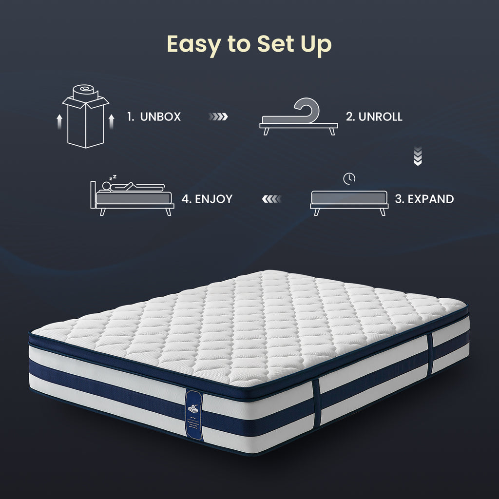 Mysvibe Gel Memory Foam Hybrid Mattress | Apex Collection