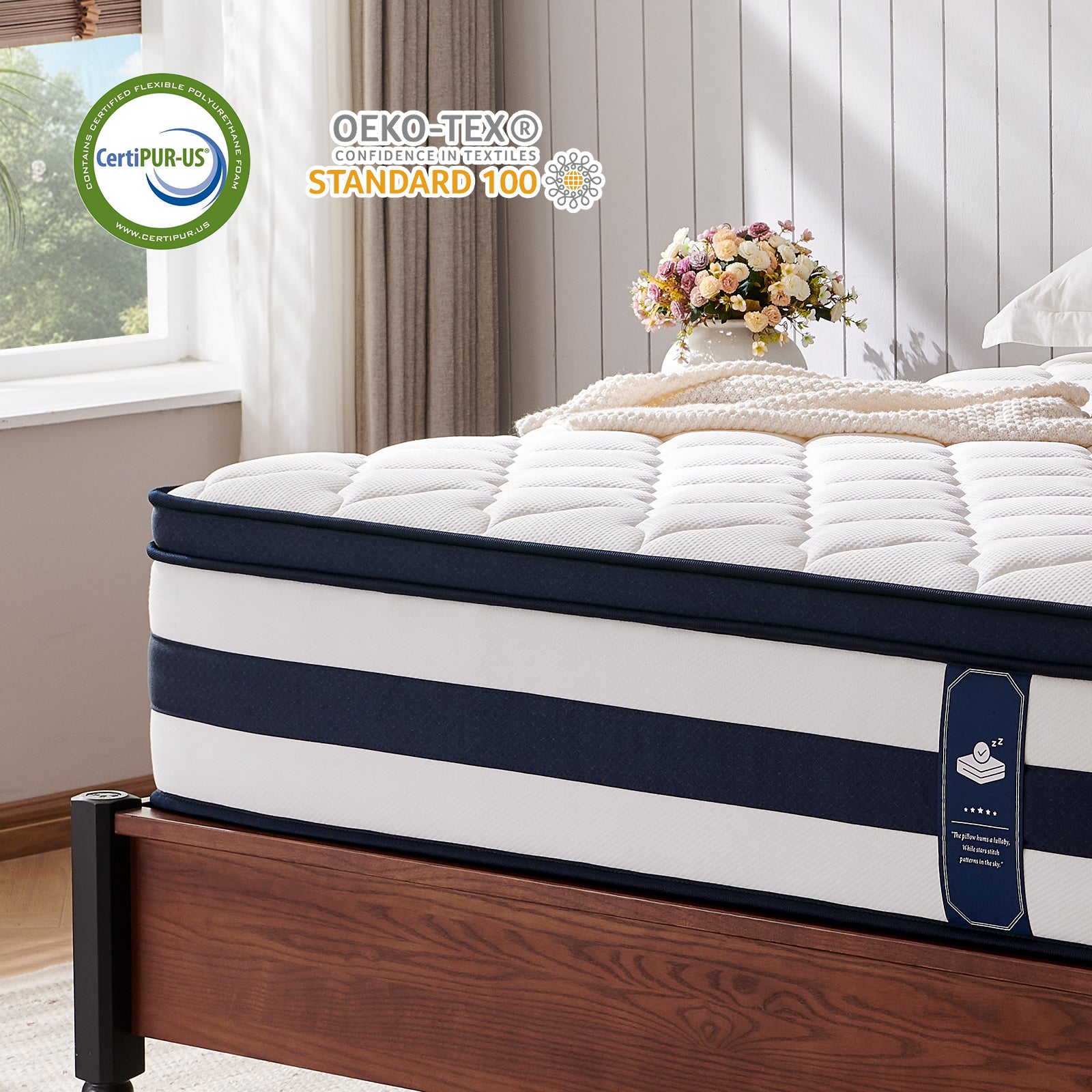 Mysvibe Gel Memory Foam Hybrid Mattress | Apex Collection